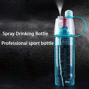 Hot Sale Custom Logo Bpa Free Drinking Plastic Water Sports Bottle With Spray