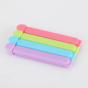 Plastic Bag Sealer Clips Sticks Chips by Trendy Cooks,Keep Bags Air / Water Tight 6PCS PER SET