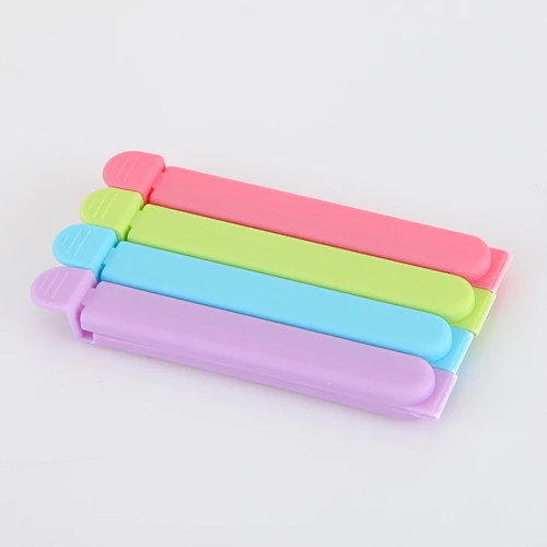 Plastic Bag Sealer Clips Sticks Chips by Trendy Cooks,Keep Bags Air / Water Tight 6PCS PER SET