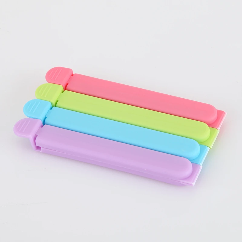 Plastic Bag Sealer Clips Sticks Chips by Trendy Cooks,Keep Bags Air / Water Tight 6PCS PER SET