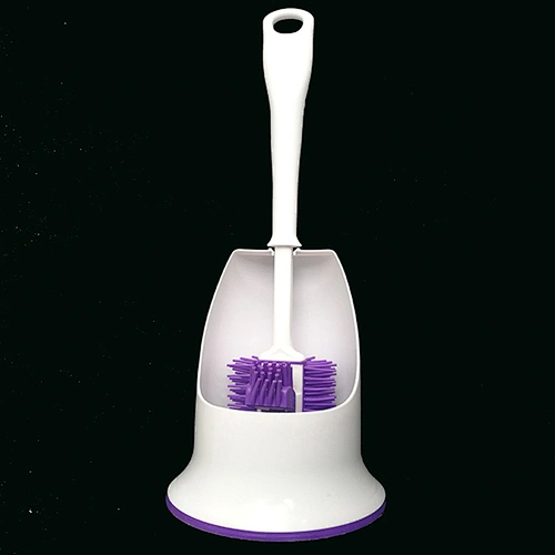 Best Selling Cheap Price Plastic Cleaning Bathroom Silicone Toilet Brush With Bowl
