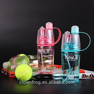 Hot Sale Custom Logo Bpa Free Drinking Plastic Water Sports Bottle With Spray