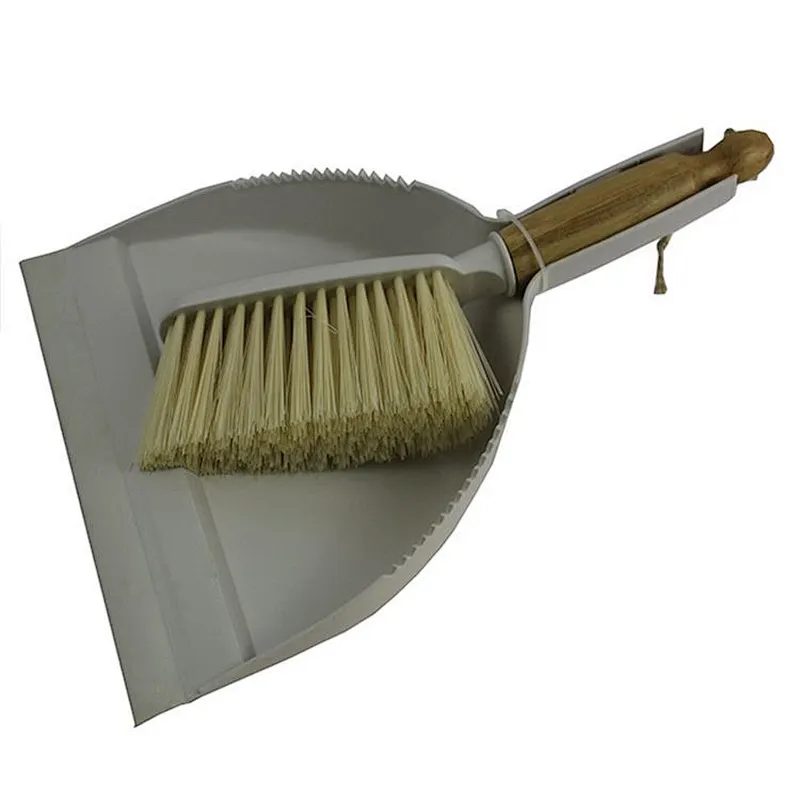 Household daily cleaning wood dusting bed carpet sofa cleaning brush with dustpan set