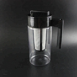 1300ML Wholesale new design free samples BPA Free blank tea juice personalized water filter jug
