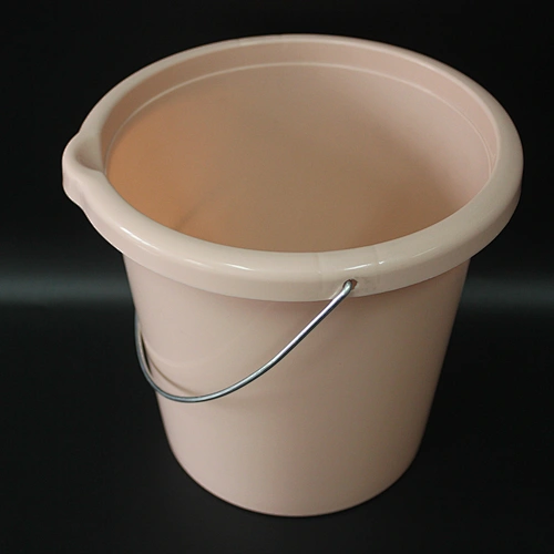 10L plastic Water Bucket Portable Pail with plastic handle, pail plastic