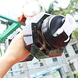 2.2L Factory price BPA fitness reusable plastic advertisement custom no minimum gym sports water bottle