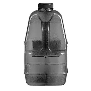 BPA FREE Reusable Gym Big Plastic Drinking Water Bottle, 1 Gallon Water Jug with Holder
