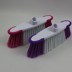 High Quality Iron Handle Cleaning Home Floor Brush Plastic Broom