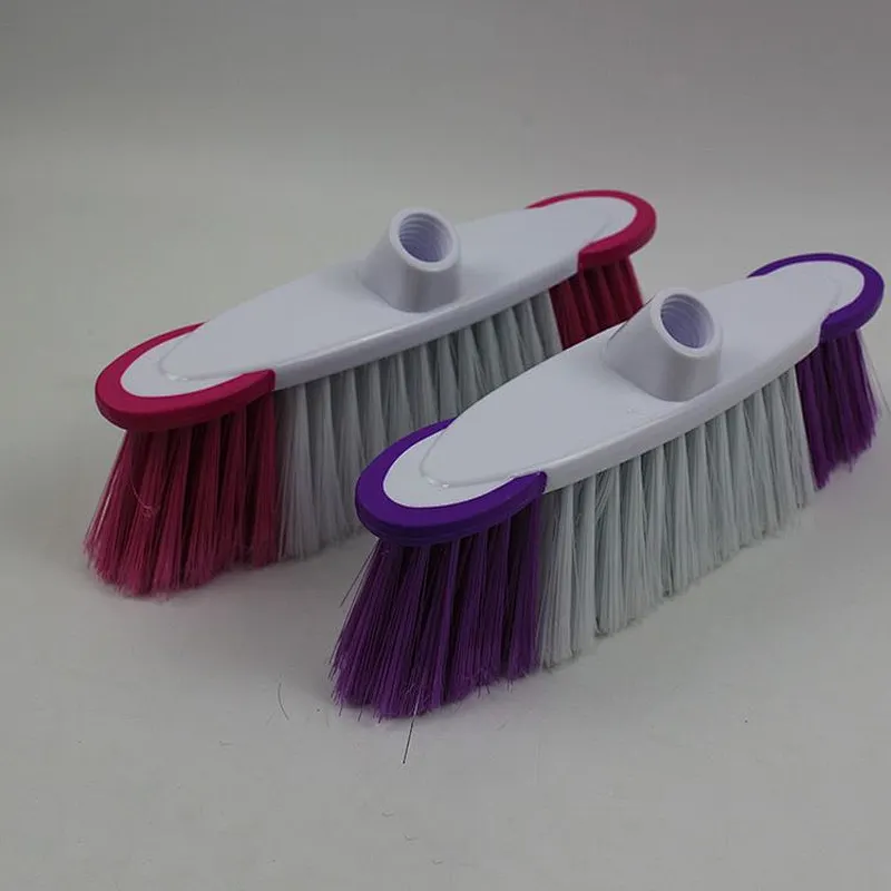 High Quality Iron Handle Cleaning Home Floor Brush Plastic Broom