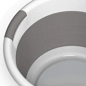 2019 New silicone collapsible foldable laundry basket plastic folding clothes storage basket