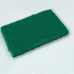 Hot Sale Colorful Classic Green Kitchen Scrub Sponge Scouring Pad