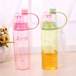 Hot Sale Custom Logo Bpa Free Drinking Plastic Water Sports Bottle With Spray