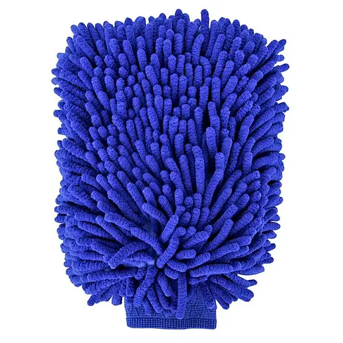 microfiber car wash  mitt ready color blue yellow orange pink