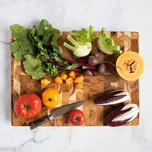 end grain acacia  cutting board extra large size 24x18 Inch wtih 1.5 inch thick