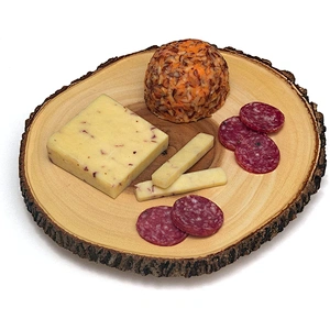 acacia wood server  tray for Cheese, Crackers, and Hors D'oeuvres