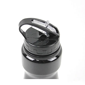 OEM Cheap promotional travel shaker aluminum square self cooling glitter sports water bottle