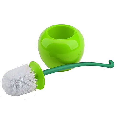 Custom cheap cherry shape plastic toilet brush