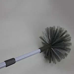 Hot sale long telescopic handle window ceiling fan cleaning plastic broom