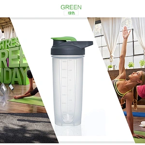 500ml and 700ml plastic shaker bottle