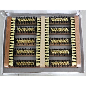 Wholesale Wooden Cleaning Foot Scrub Brush Shoe Polish Brush bamboo clean brush