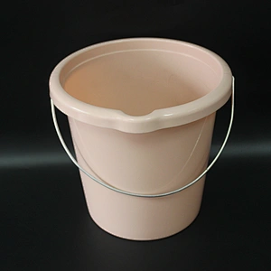 10L plastic Water Bucket Portable Pail with plastic handle, pail plastic