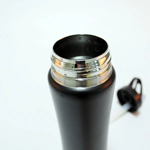 500ml stainless steel sport water bottle with straw