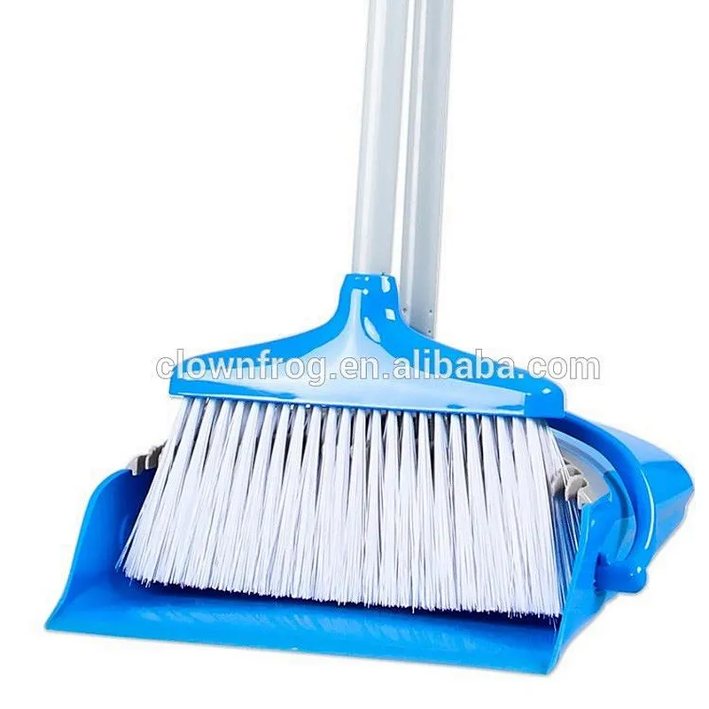 PET Material Broom Convenient Handy Aluminum Pole PP Dustpan for home cleaning broom and dustpan