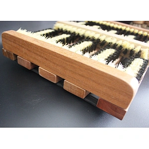 Wholesale Wooden Cleaning Foot Scrub Brush Shoe Polish Brush bamboo clean brush