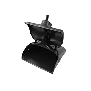 Hot Sale Cleaning Black Windproof Broom Plastic Folding Broom And Dustpan