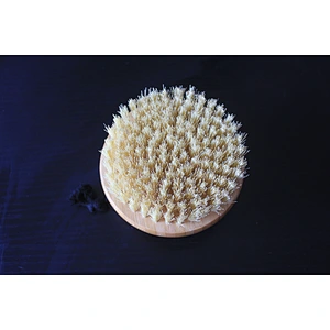 bamboo with sisal bristle nature bath brush
