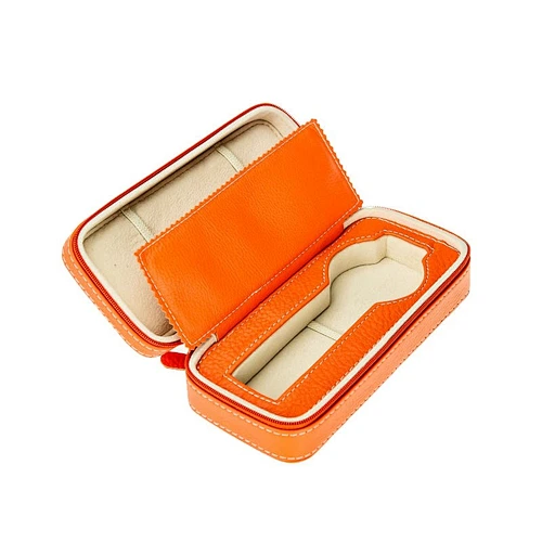 Leather watch box for single