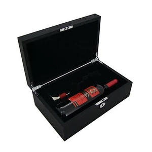 Red wine wooden box