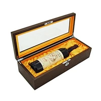 Red wine wooden box
