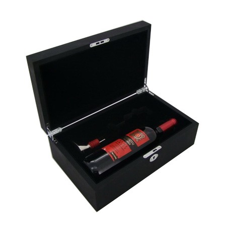 Red wine wooden box