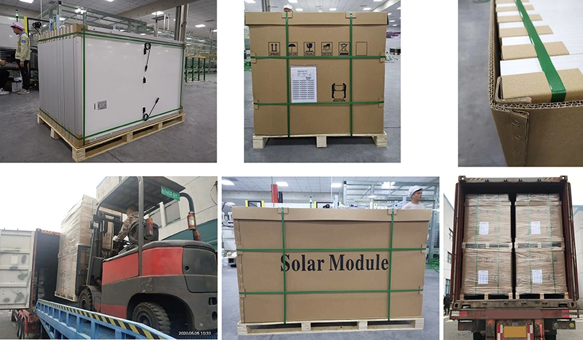 solid packaing home solar panel