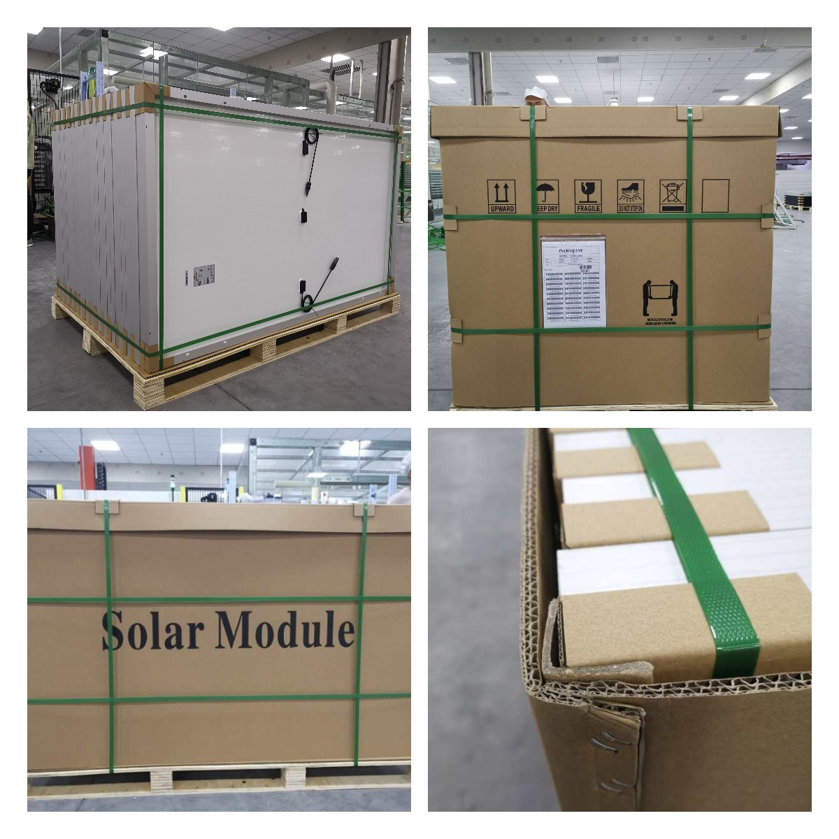 crystalline silicon solar panels strong package