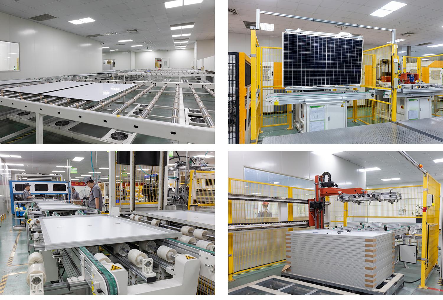 Fabricación de módulo solar polivinílico