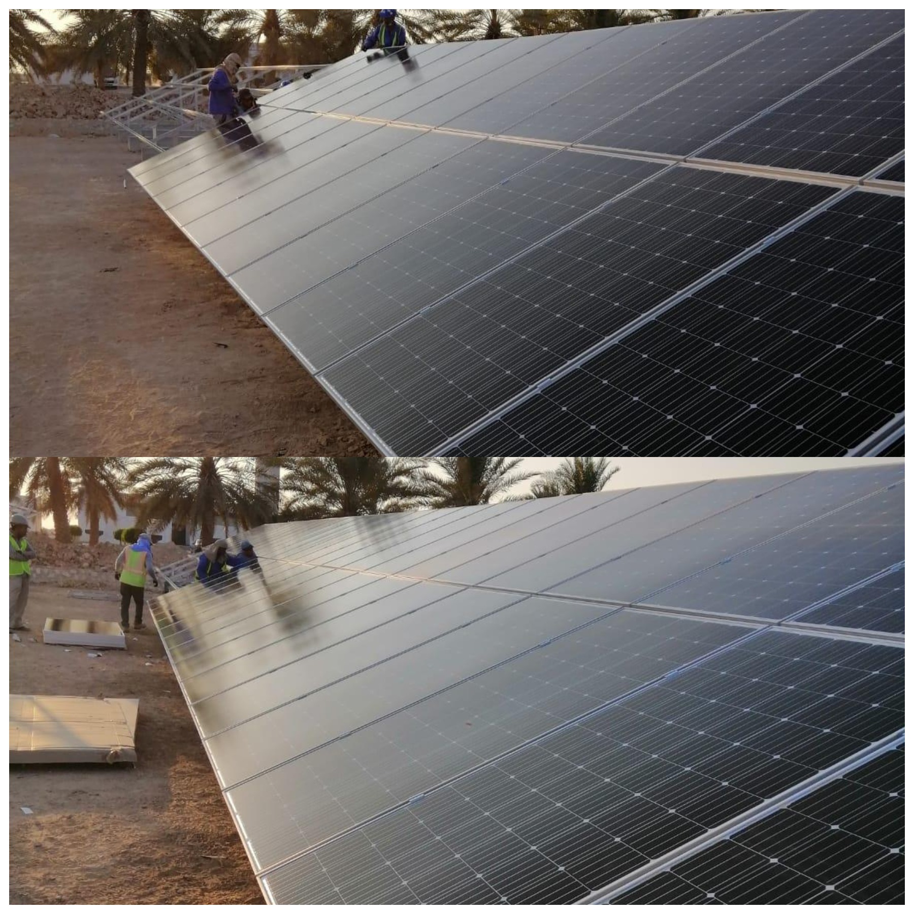 half cut solar panel