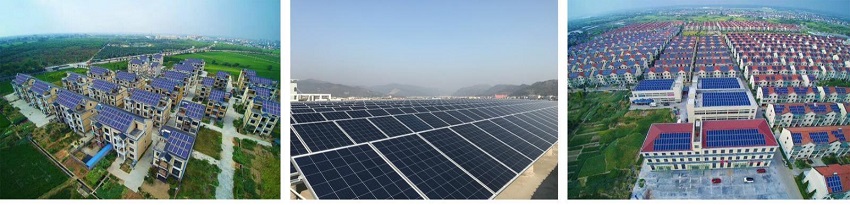 sistema solar de rejilla para el hogar