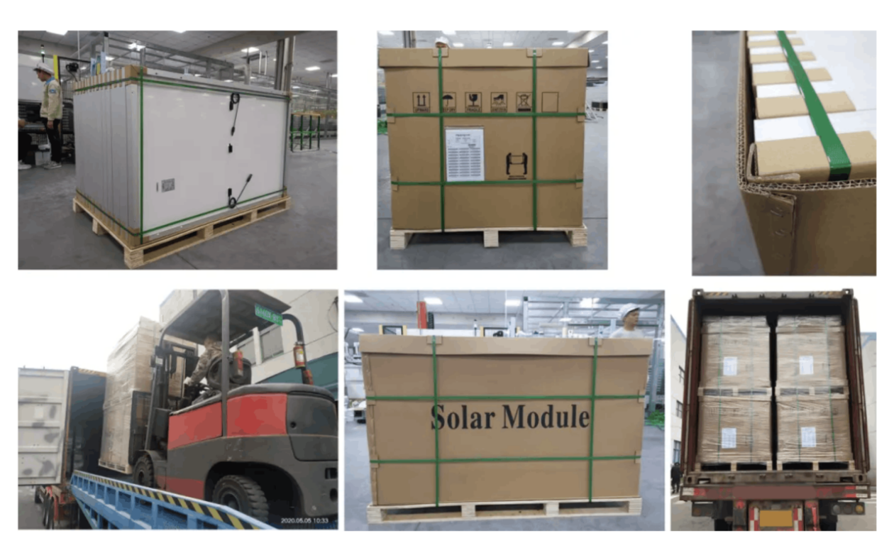 455W Mono Solar Modules packing