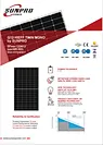 Panneau solaire de 600 watts