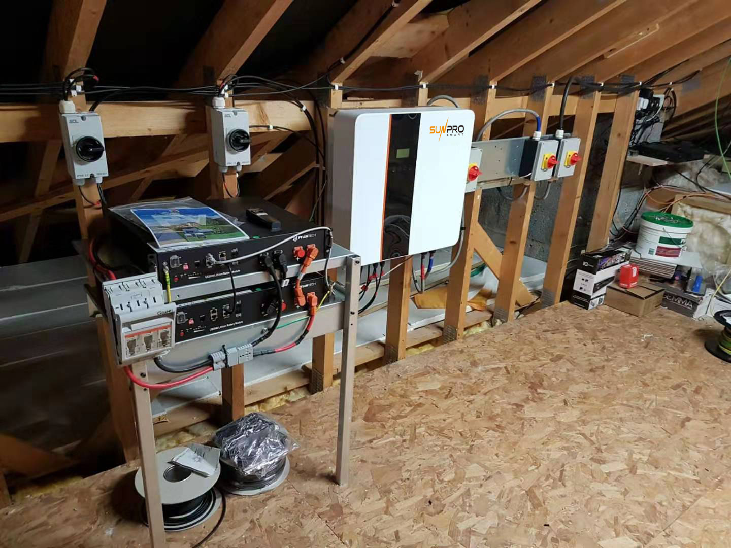 almacenamiento solar casero