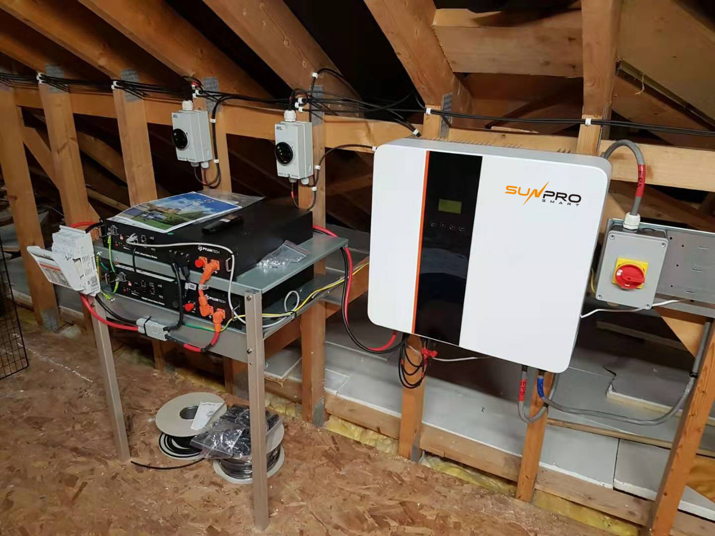 almacenamiento solar casero