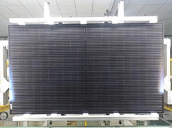 painel solar preto completo