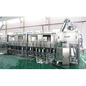 Made in China 3in1 water liquid 5 gallon filling machine with wooden packaging