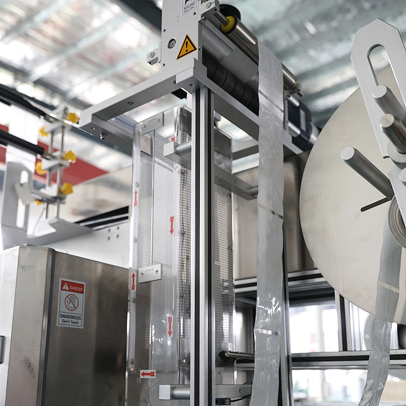Drinking Water Beverage Plastic PET Bottle High Speed Full Auto with Electric Oven Sleeve Shrink Label Applicator Labeling Machine liquid packing machine liquid packing machine
