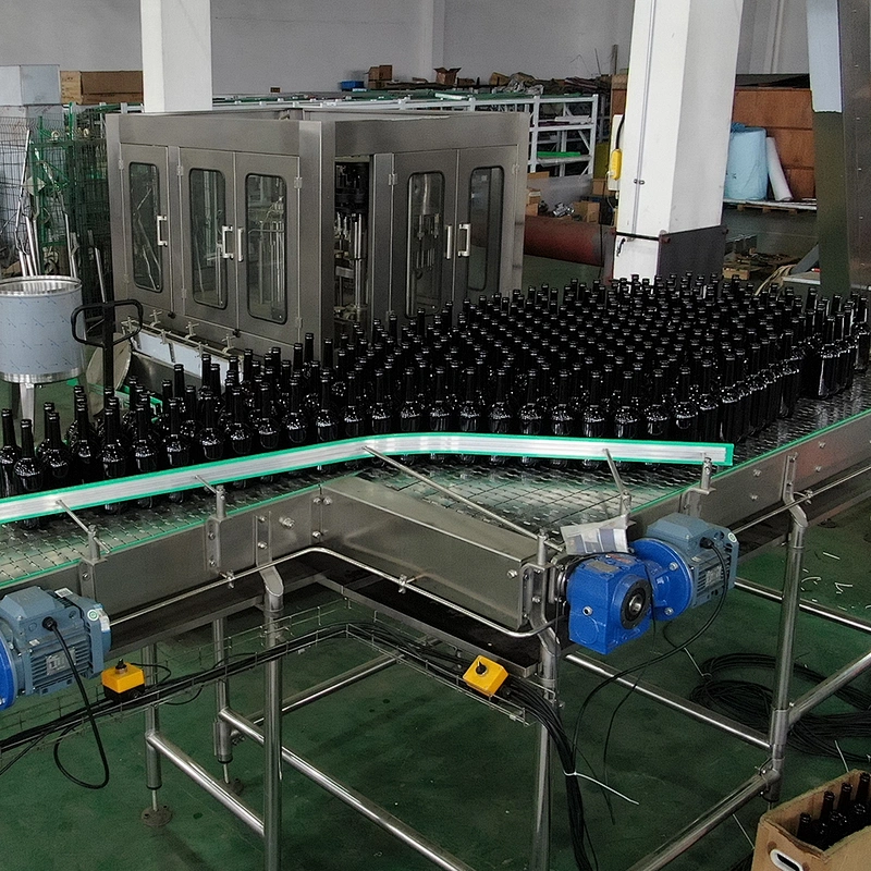Zhangjiagang Full Automatic Beer Filler Washing Filling Capping Bottling Plant Packaging Machine