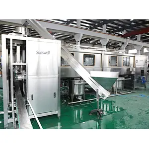 Made in China 3in1 water liquid 5 gallon filling machine with wooden packaging