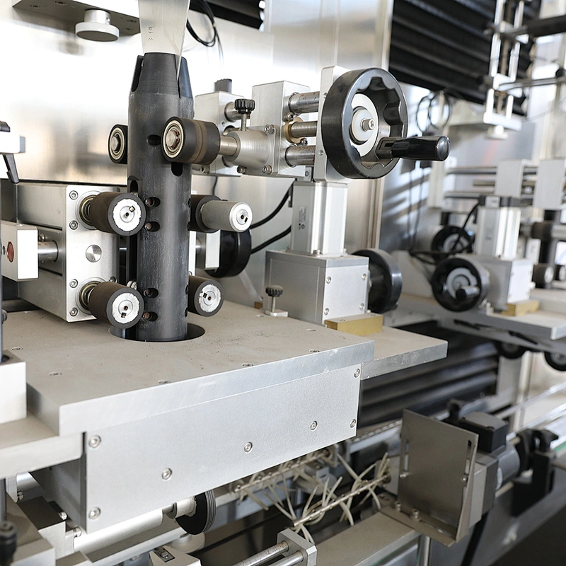 Drinking Water Beverage Plastic PET Bottle High Speed Full Auto with Electric Oven Sleeve Shrink Label Applicator Labeling Machine liquid packing machine liquid packing machine