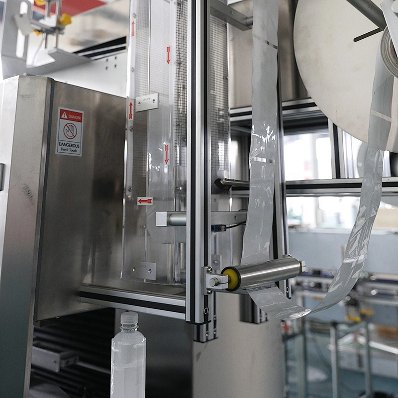 low cost liquid manufacturing Automatic Sleeve Labeling Machine for Water CSDJuice Milk Tea Energy drink Beverage Pet Bottle Glass bottle Can bottling plant sale bottling factories in turkey